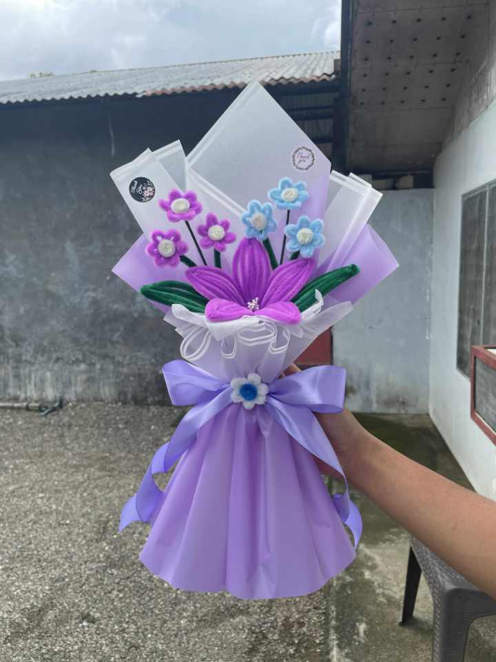 vibrant felt flower bouquet vibrant felt flower bouquet