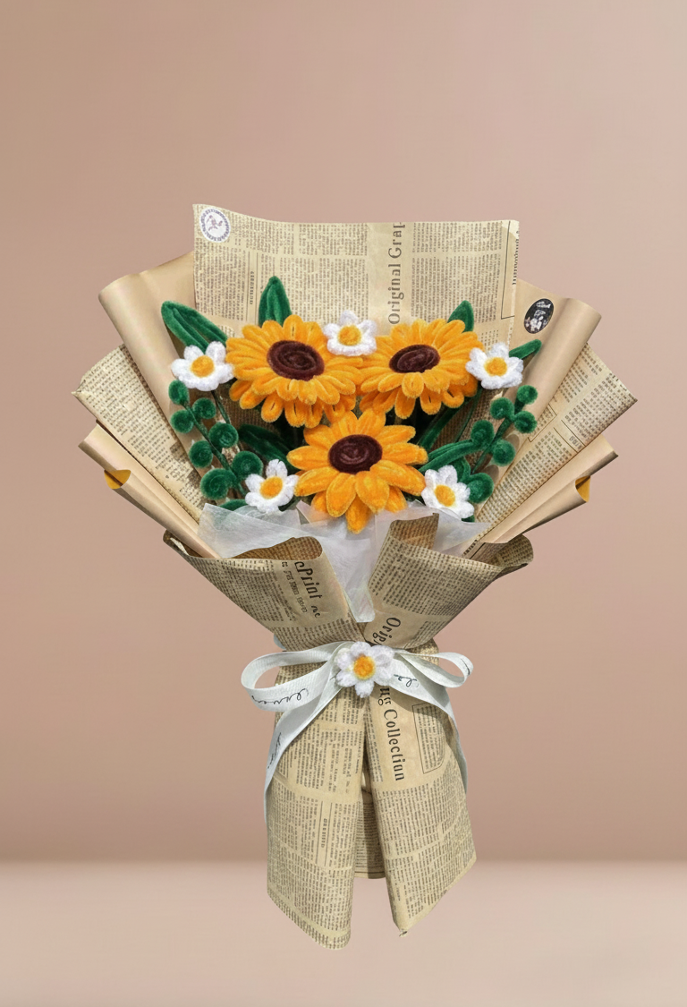 crafted sunflowers