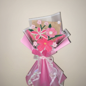 fushcia flair bouquet