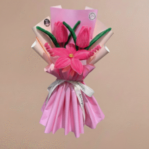 pink tulip flower bouquet