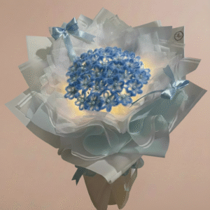 flannel flower led bouquet